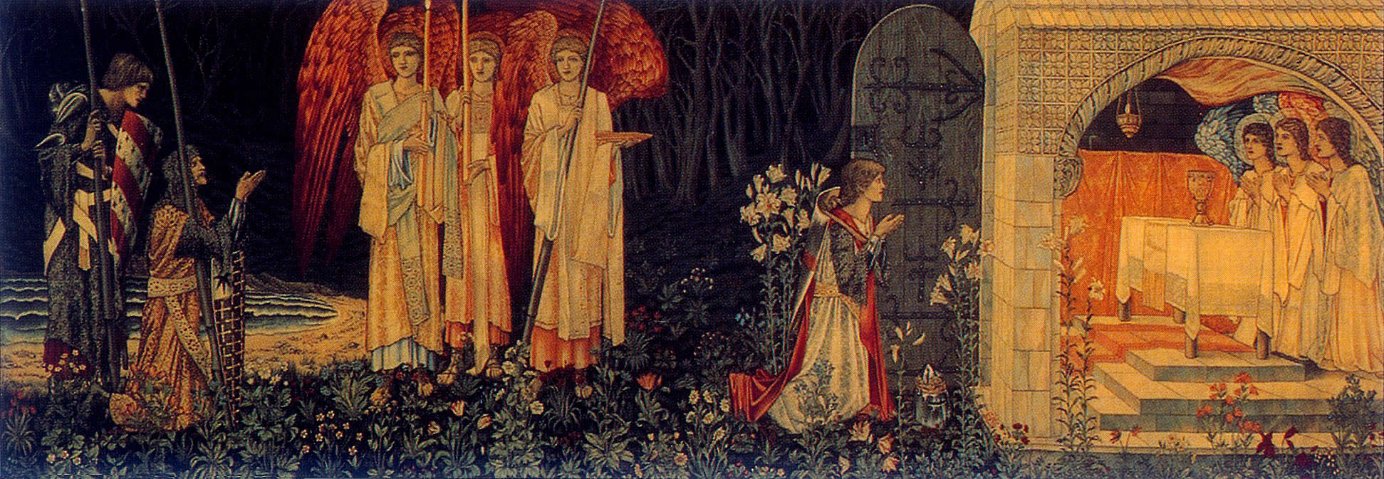 Galahad with the grail