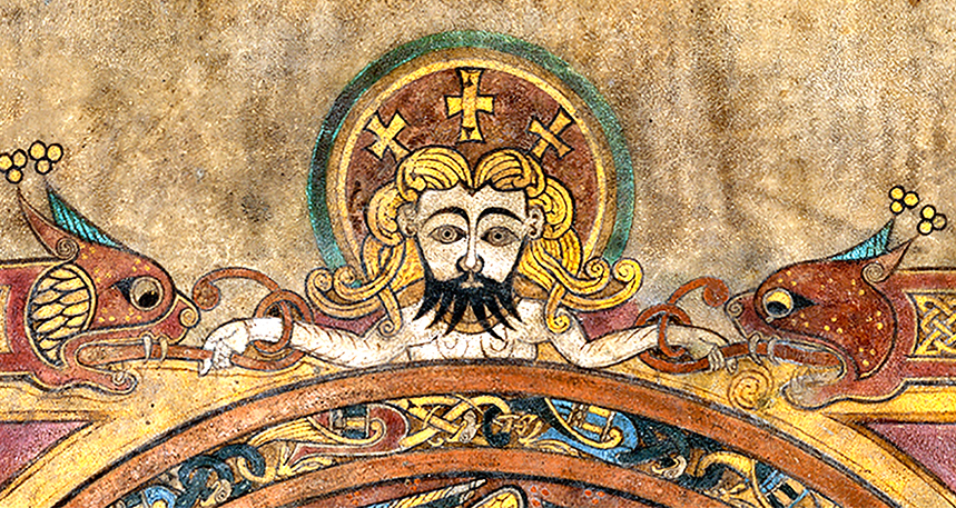 Book of Kells illumination detail
